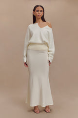 Jenelle Fluffy Oversized Jumper - Ivory