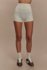 Orion Active Bike Shorts - Ivory