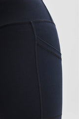 Briar V Back Leggings With Pockets - Black