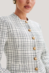 Priscilla Tweed Jacket - White