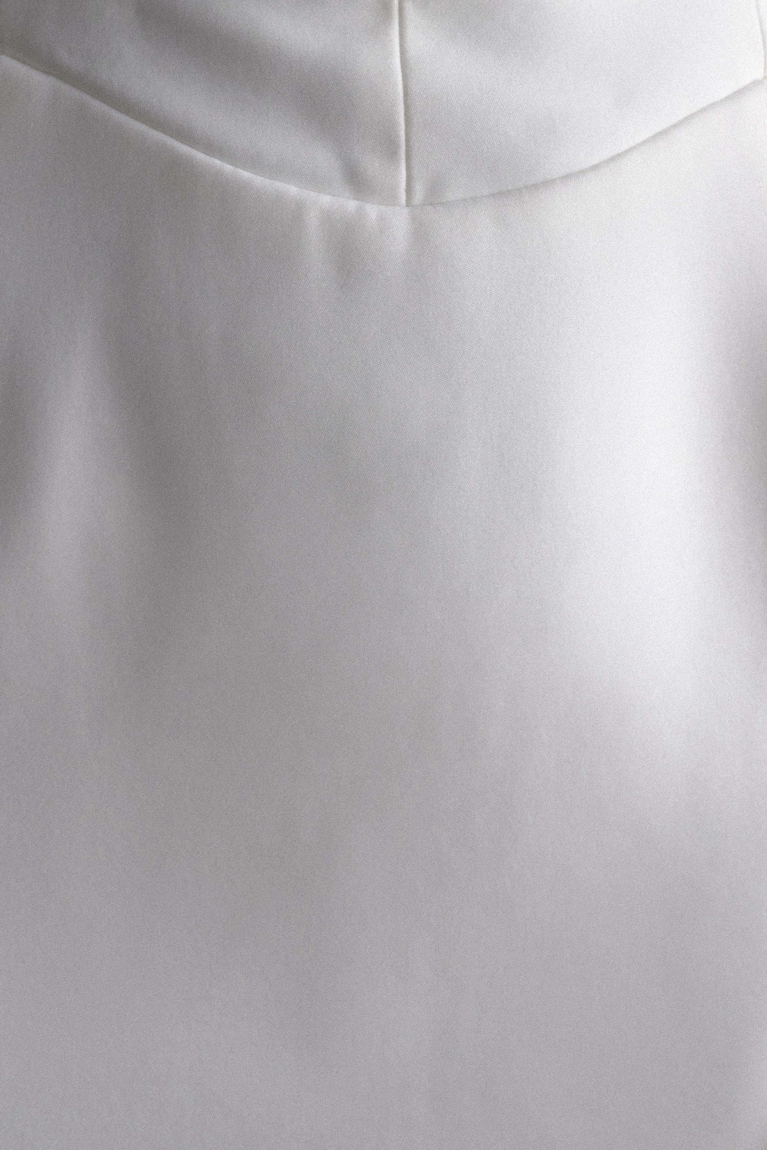 Orellia Strapless Suiting Mini Dress - Ivory