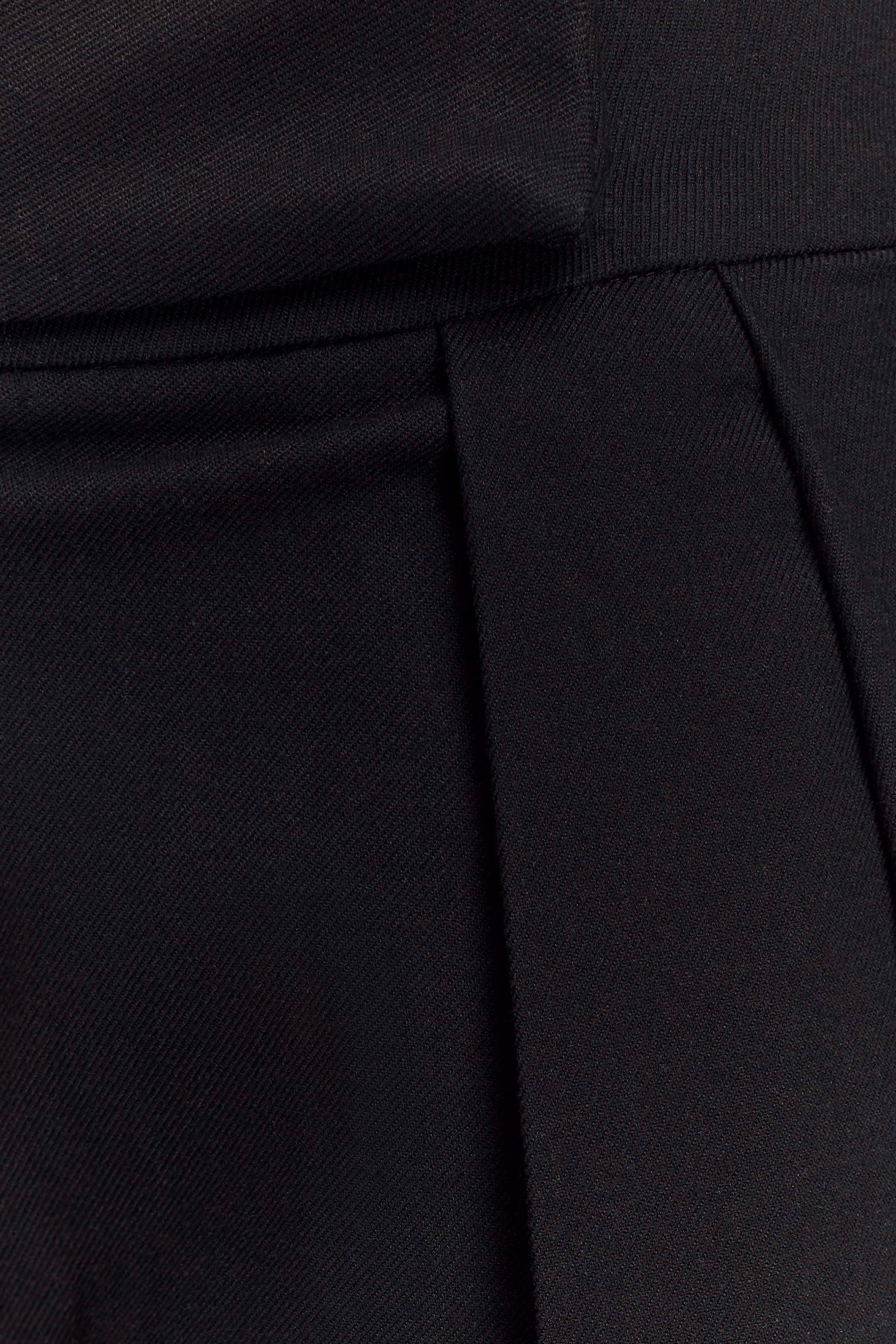 Penelope Pleated High Waisted Pants - Black