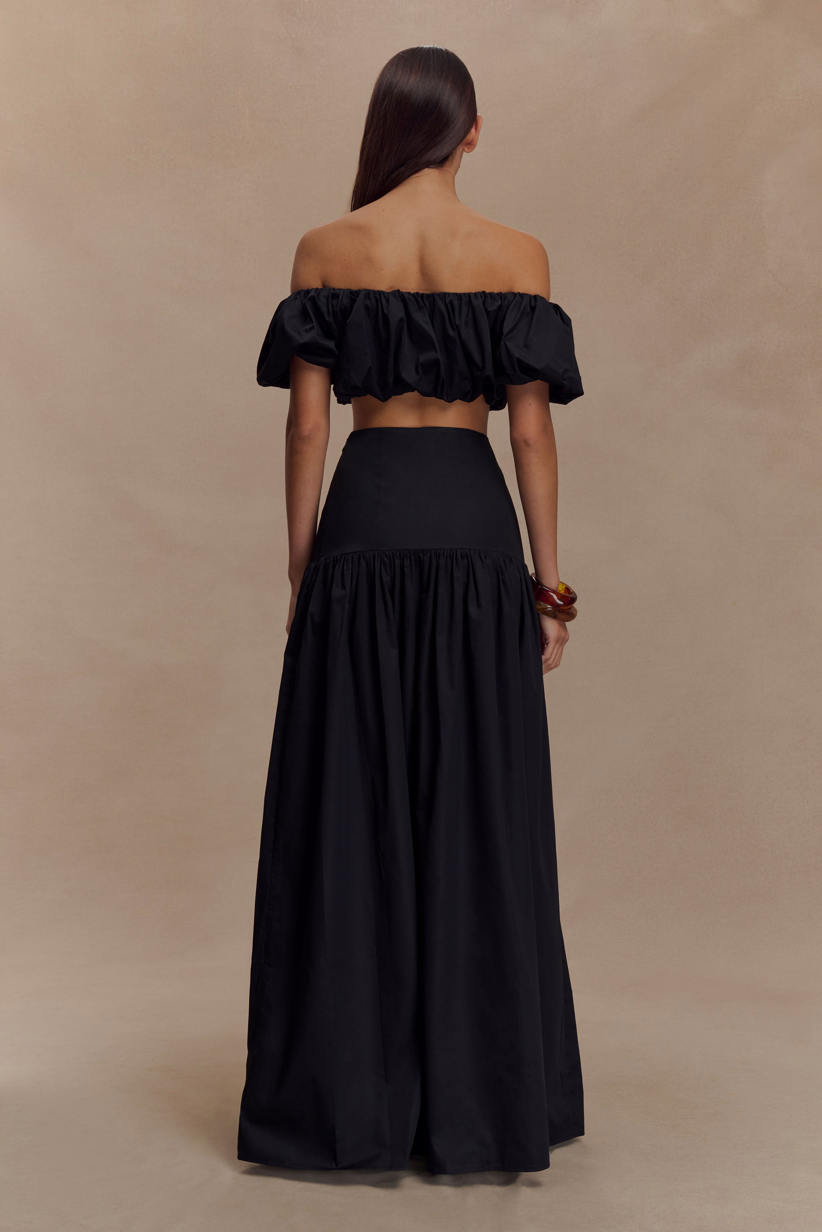 Autumn Maxi Skirt - Black