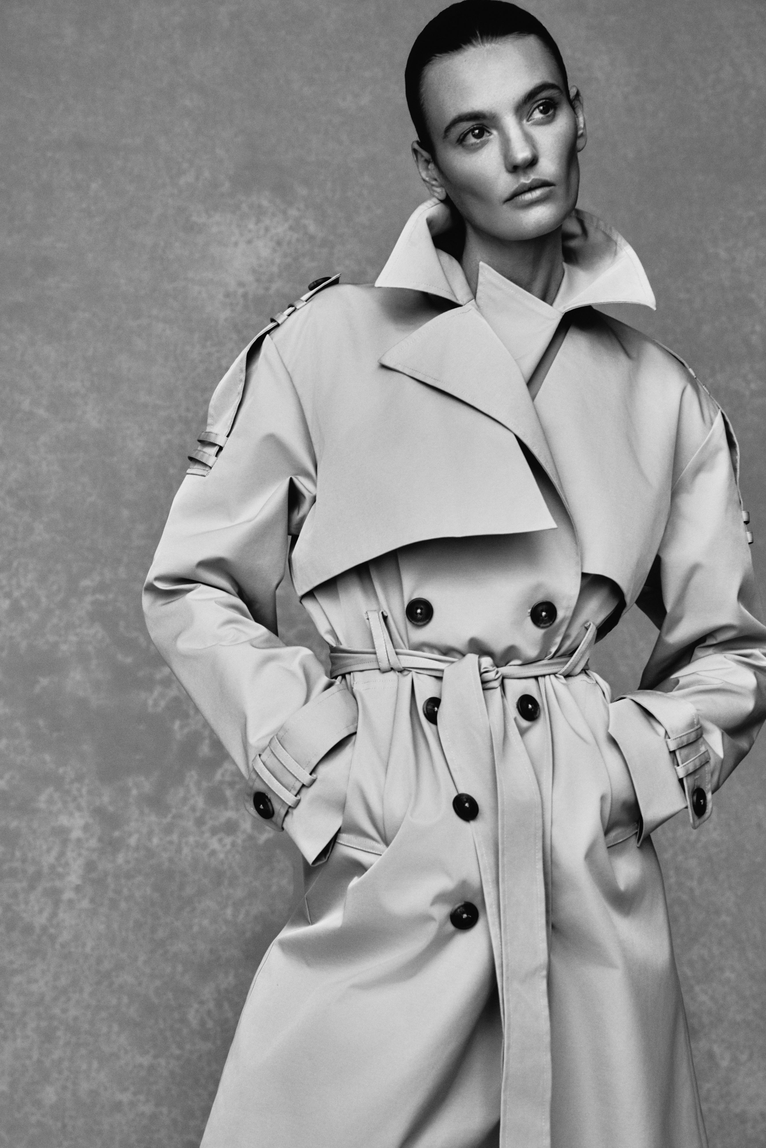 Lois Twill Trench Coat - Camel