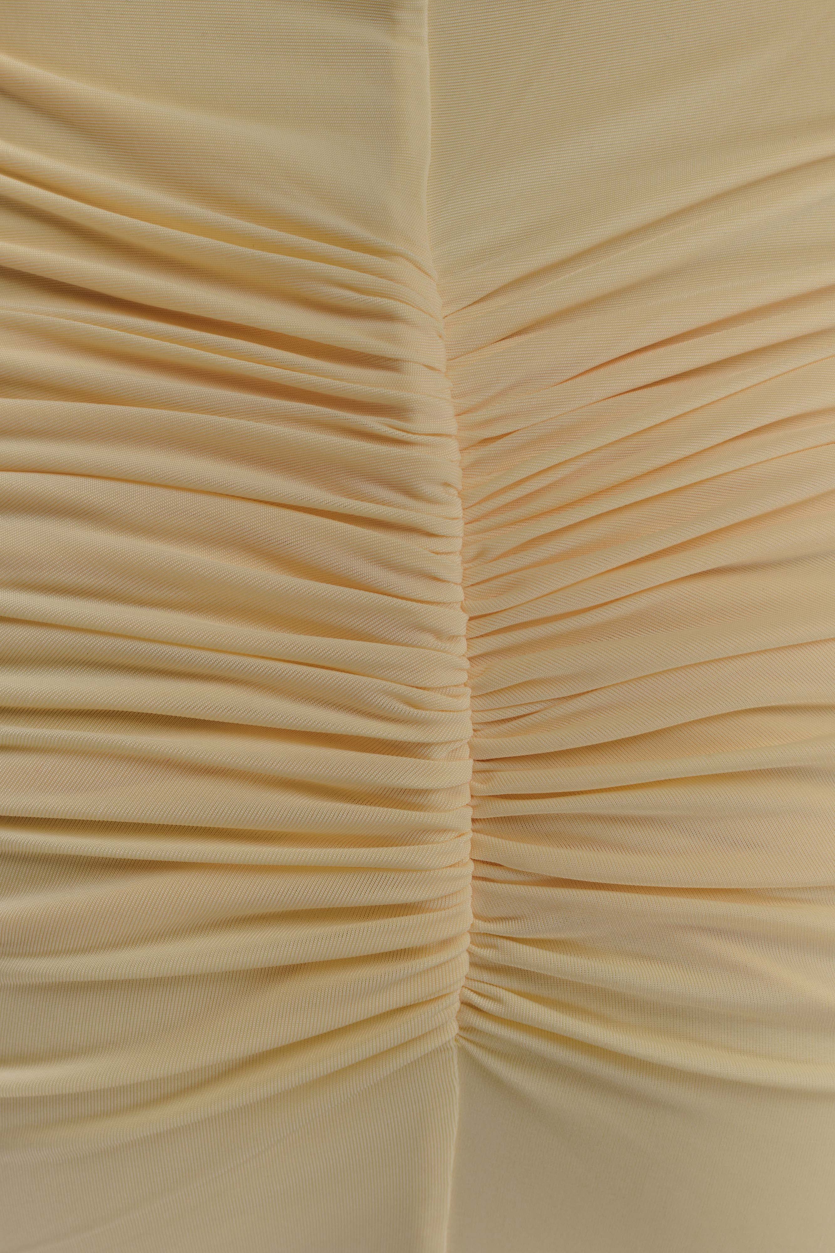 Rafaella Slinky And Mesh Maxi Dress - Lemon