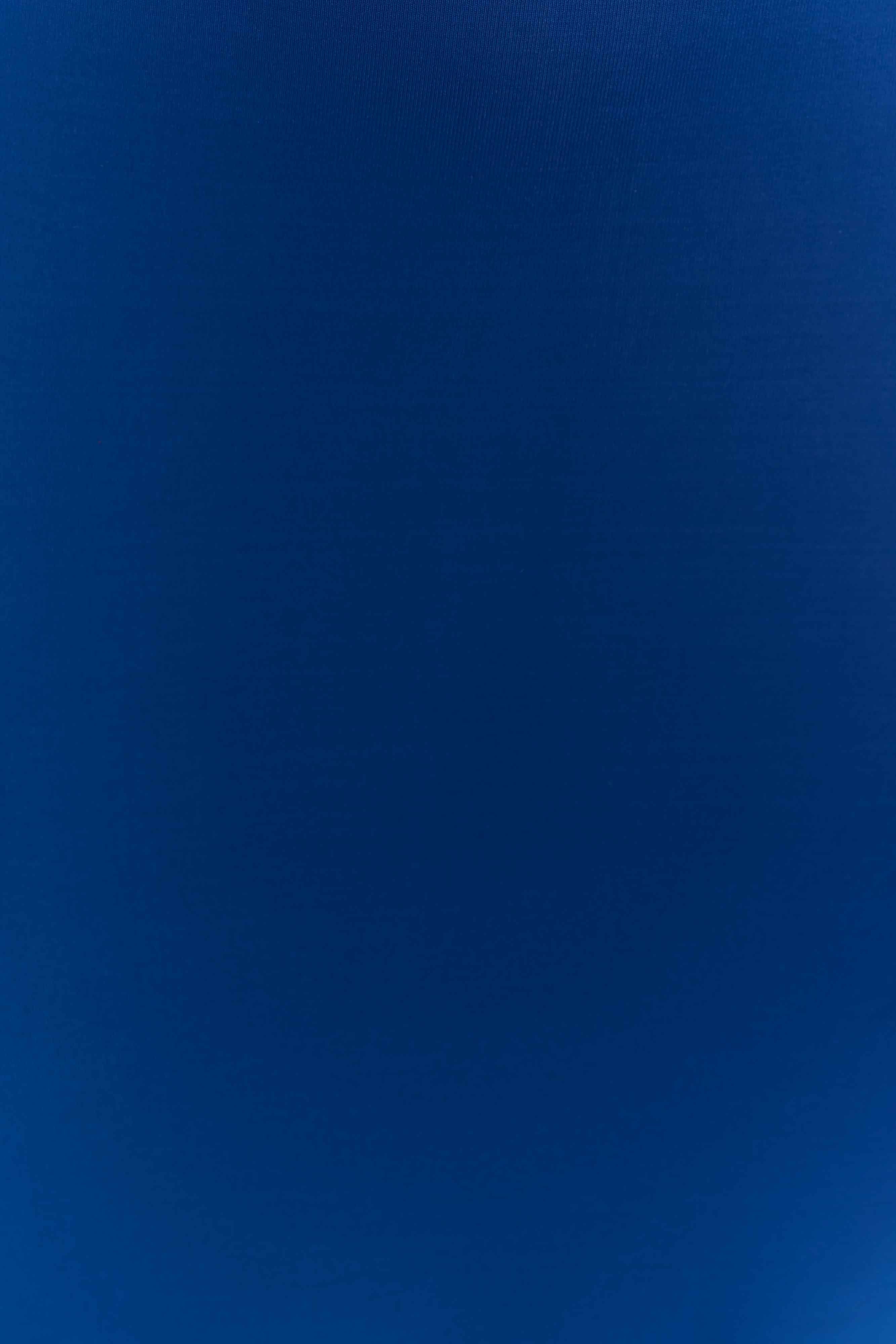 Elke Slinky V Neck Maxi Dress - Cobalt