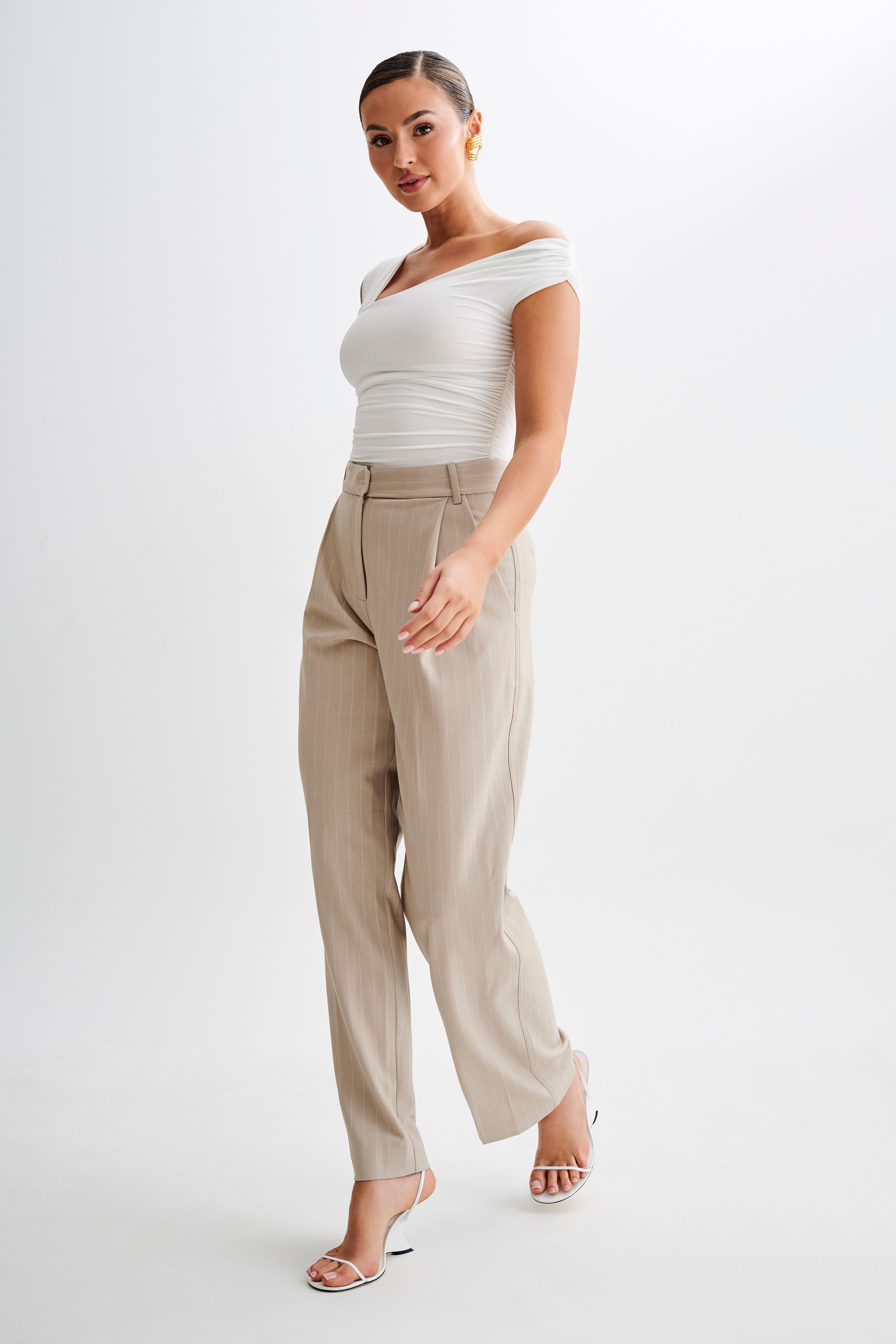 Nicki Cut Out Sleeveless Top - White