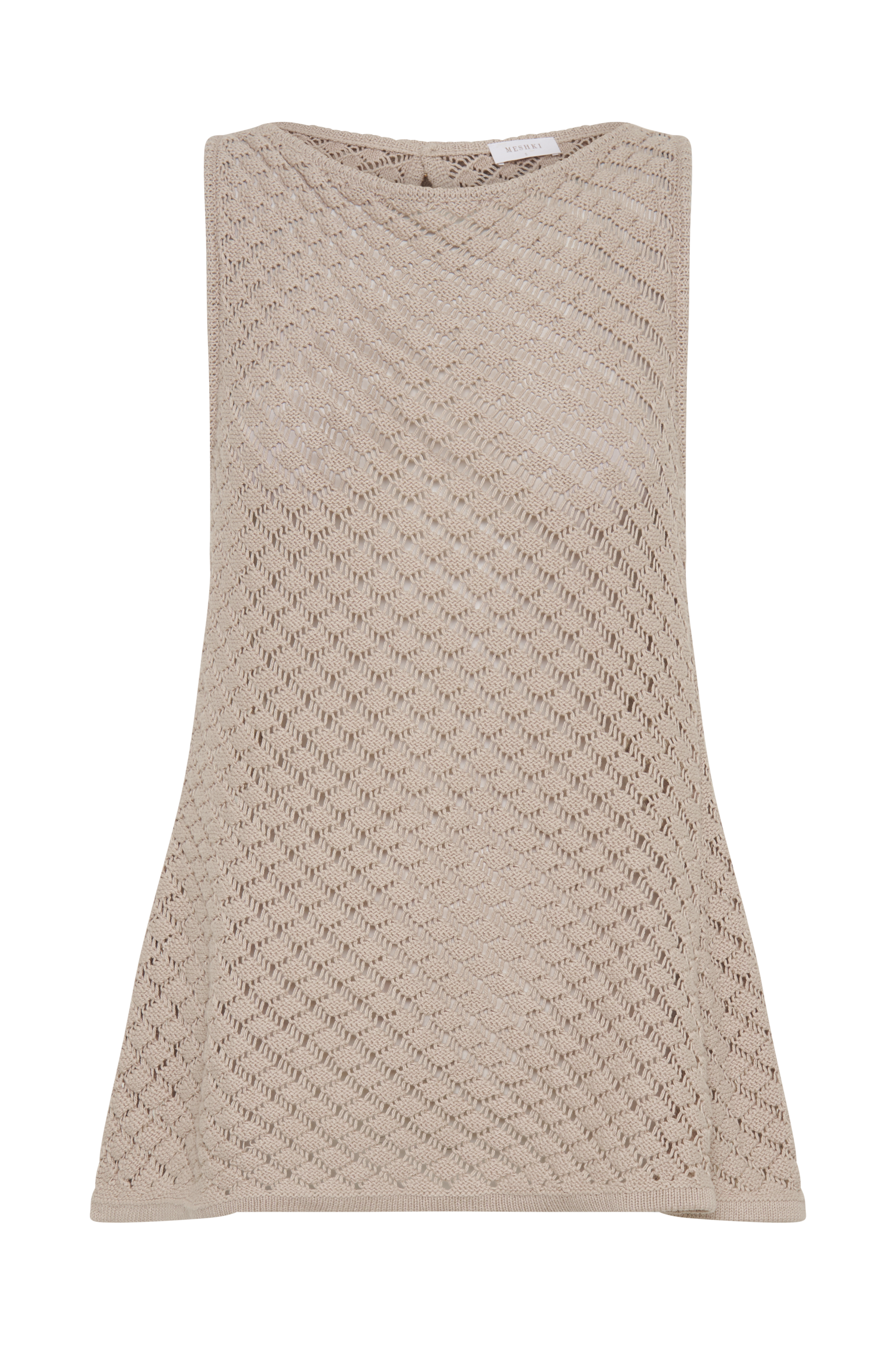 Guiliana Sleeveless Knit Top - Tawny Grey