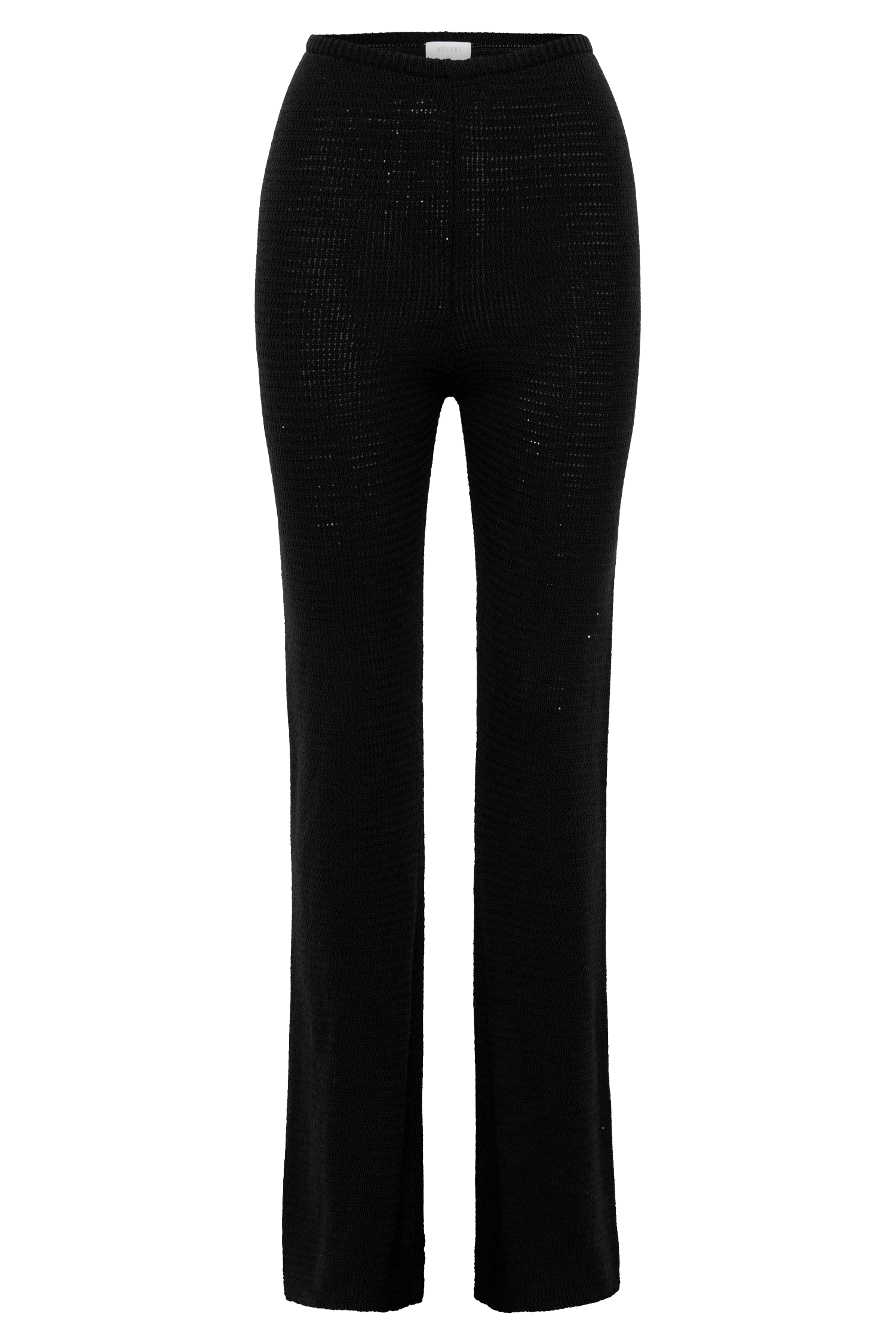 Ridley Straight Leg Knit Pant - Black