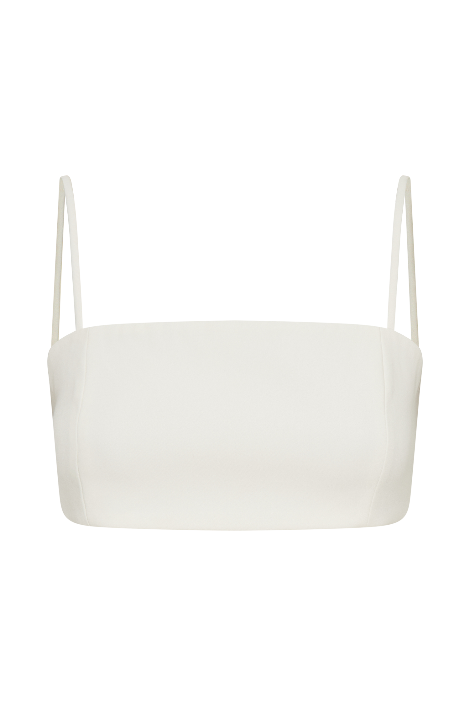 Perry Suiting Crop Top - Ivory