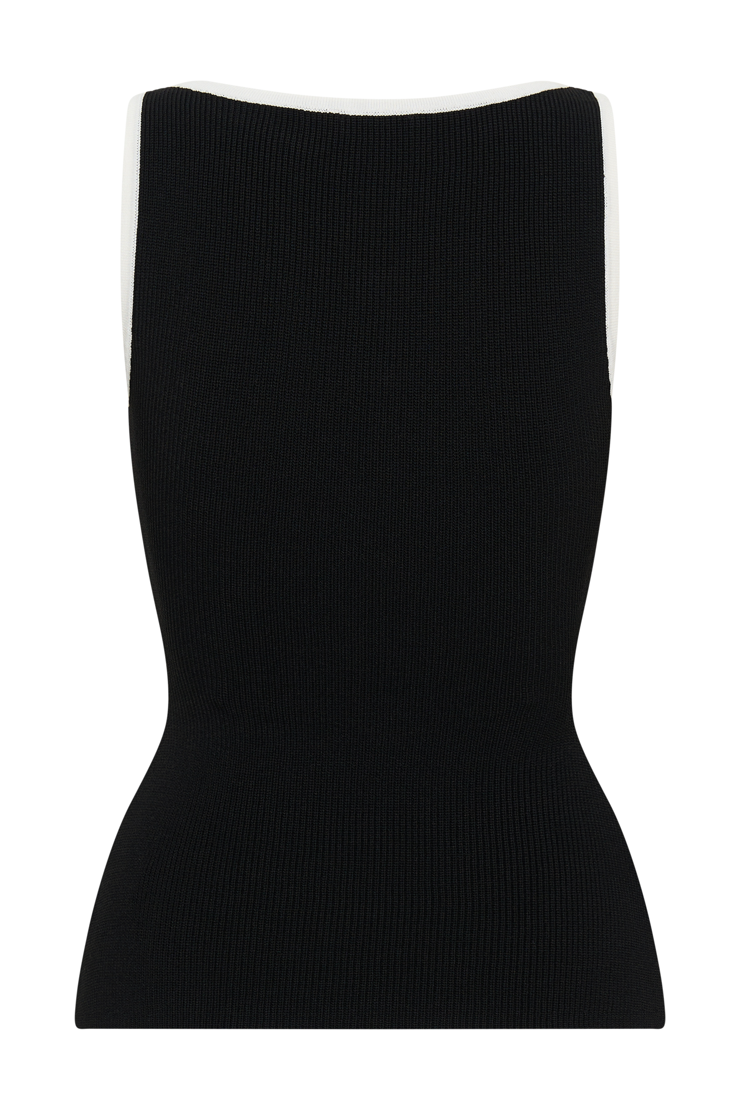 Sawyer Longline Top - Black/White