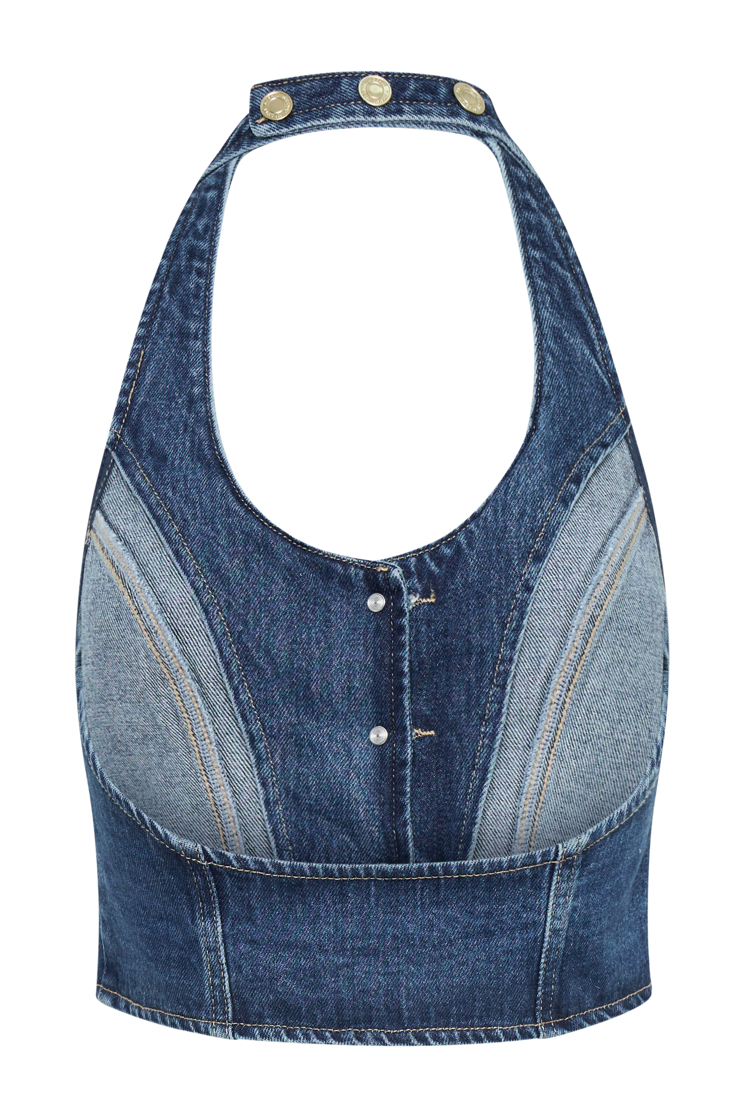 Kieryn Denim Vest - Dark Blue