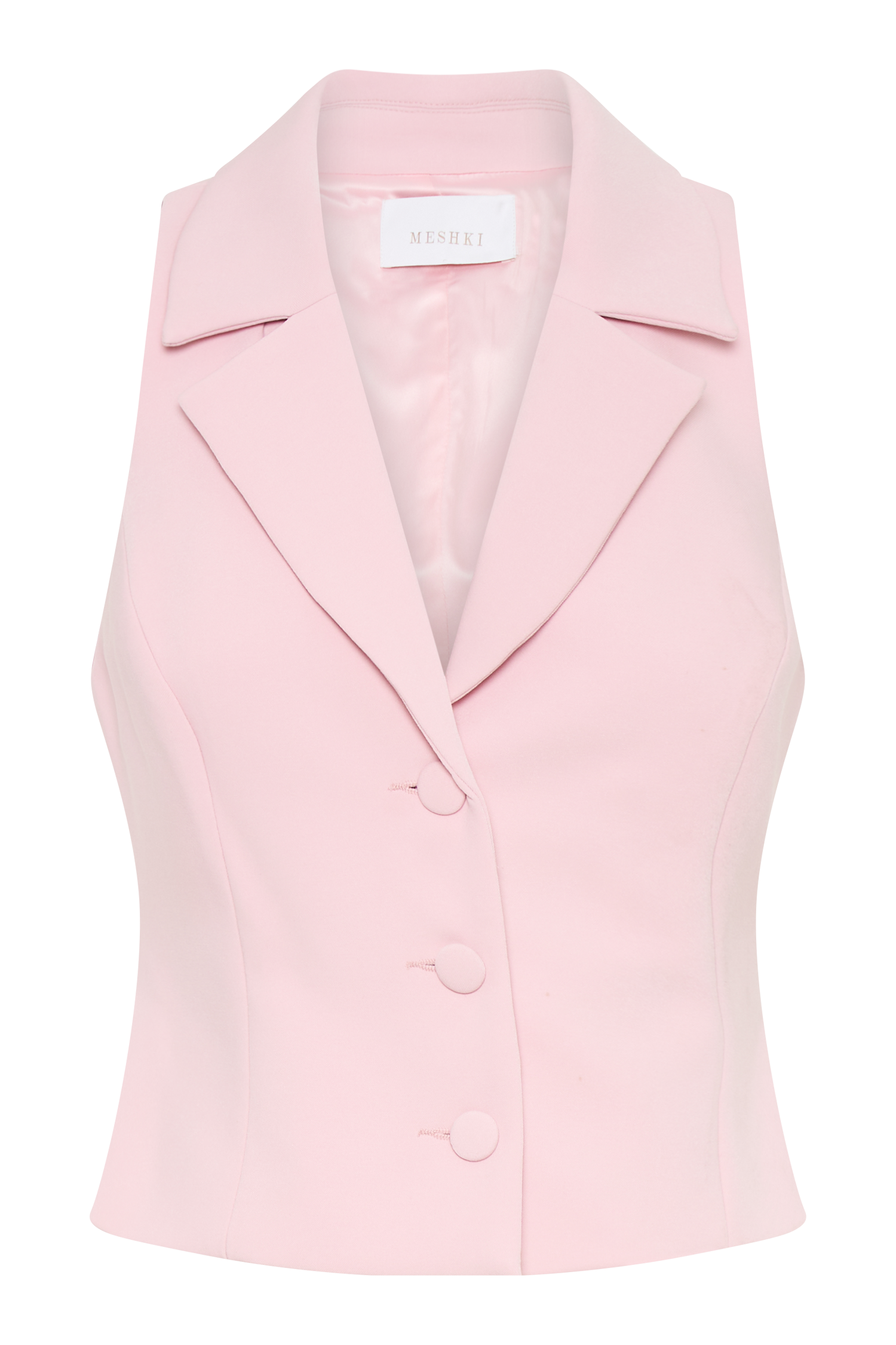 Mura Suiting Vest - Baby Pink