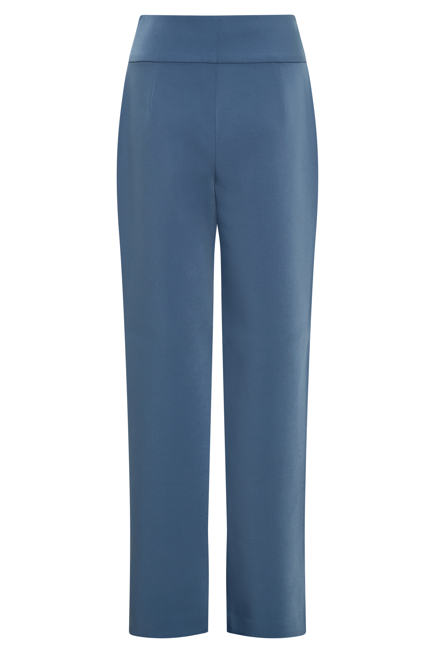 Lindie Straight Leg Suiting Pants - Steel