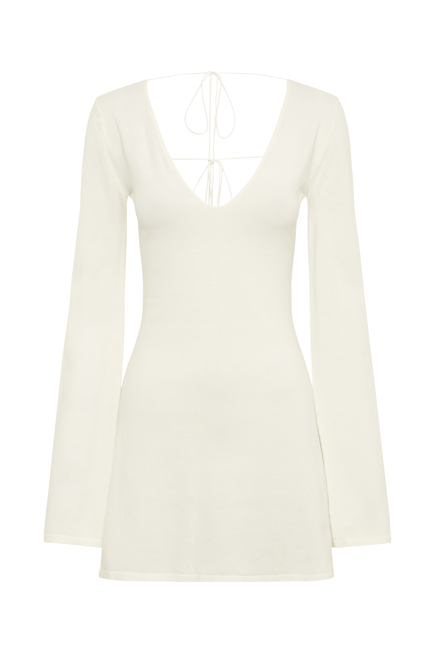 Jayda Knit Mini Dress - Ivory