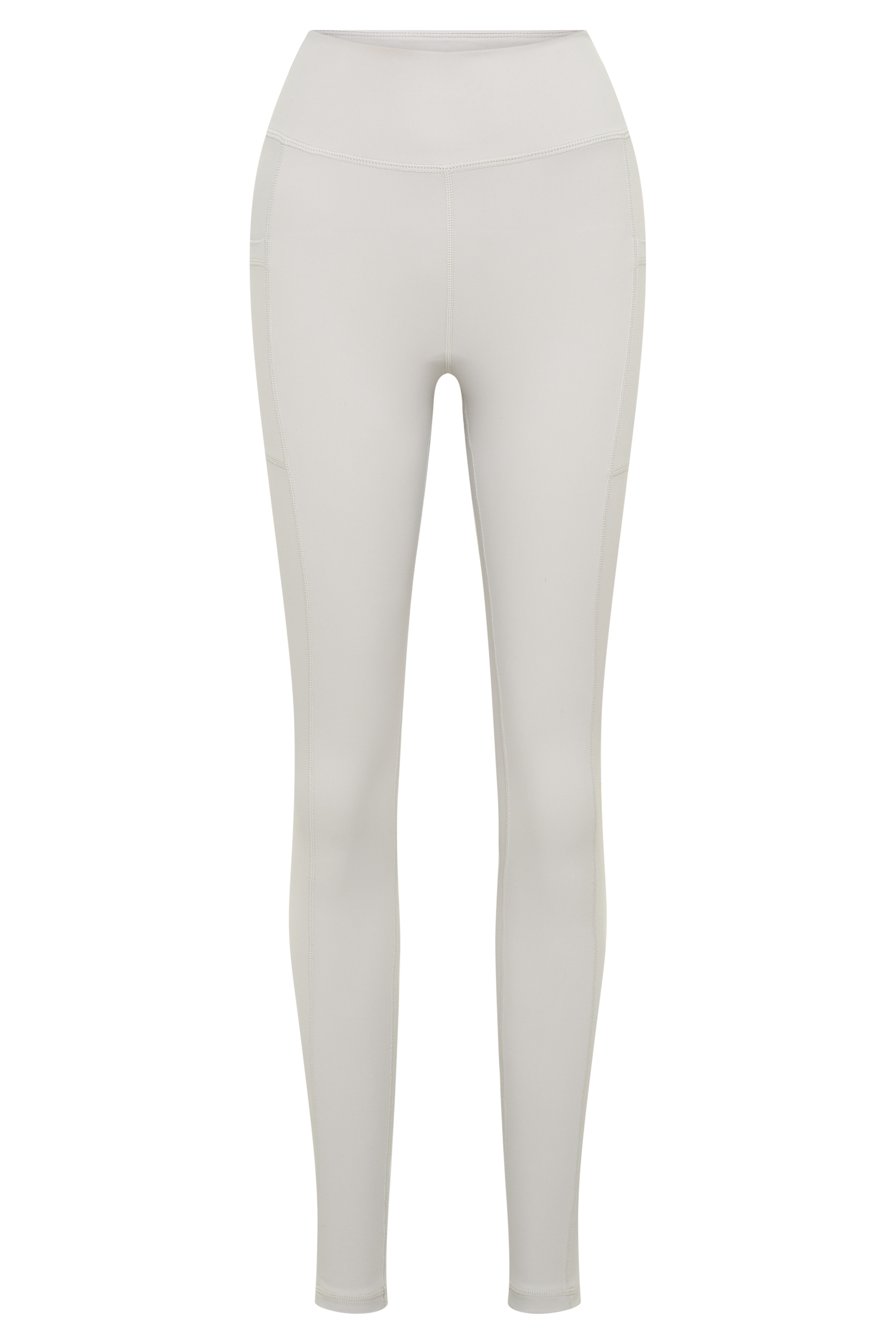 Briar V Back Leggings With Pockets - Ice Grey