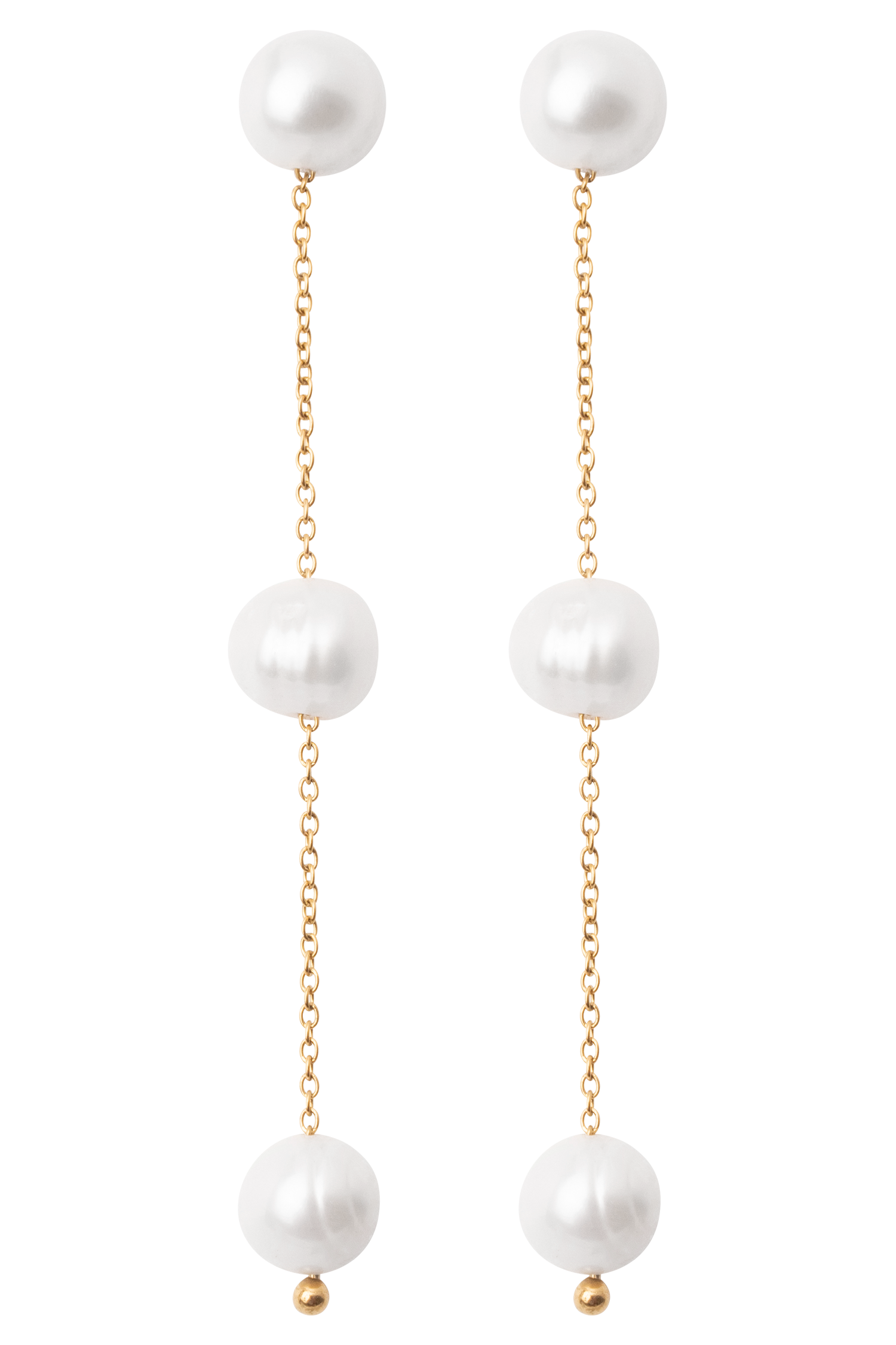Bodhi Freshwater Pearl Drop Earrings - Pearl