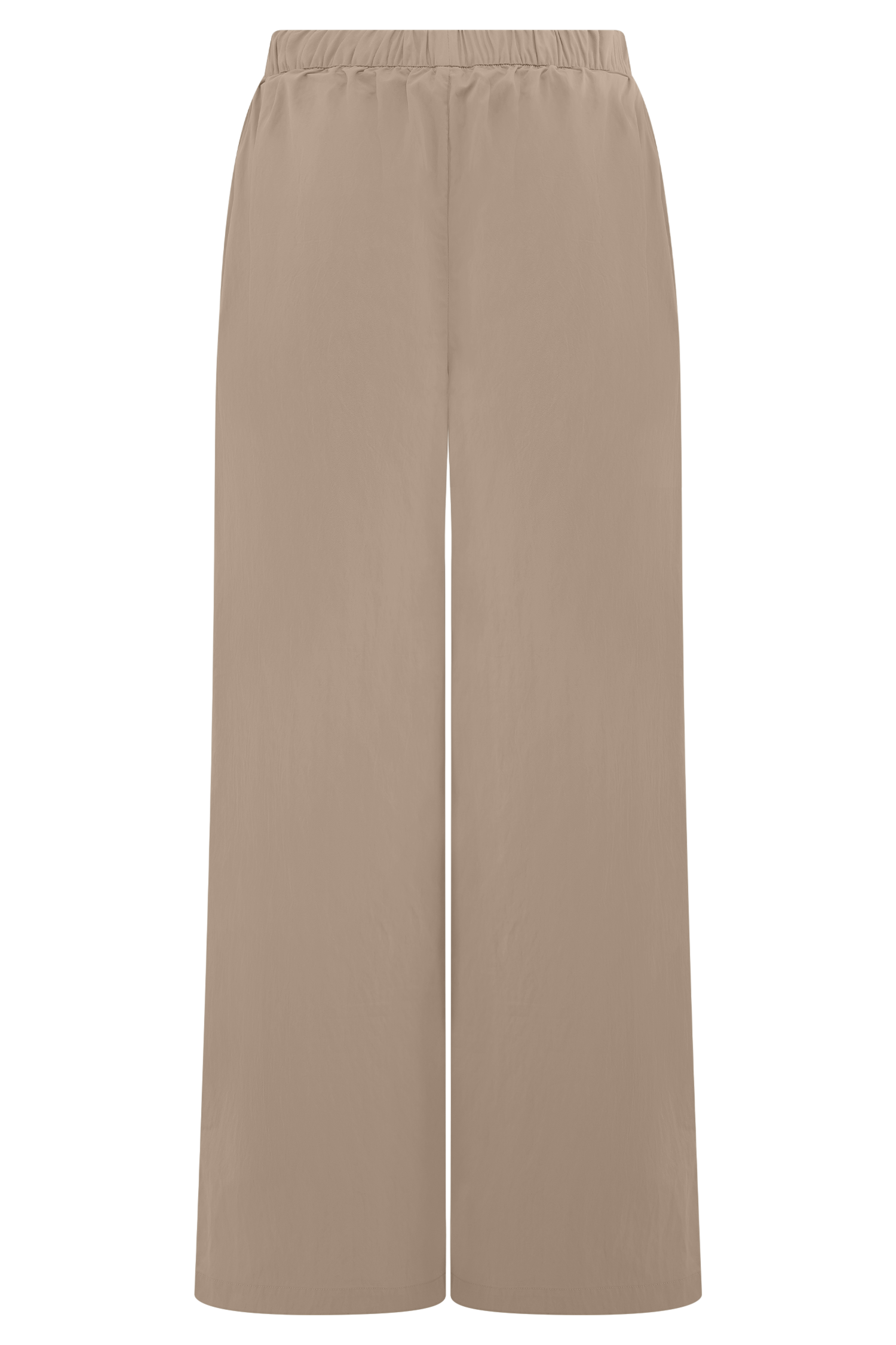 Campbell Cotton Wide Leg Pants - Sand
