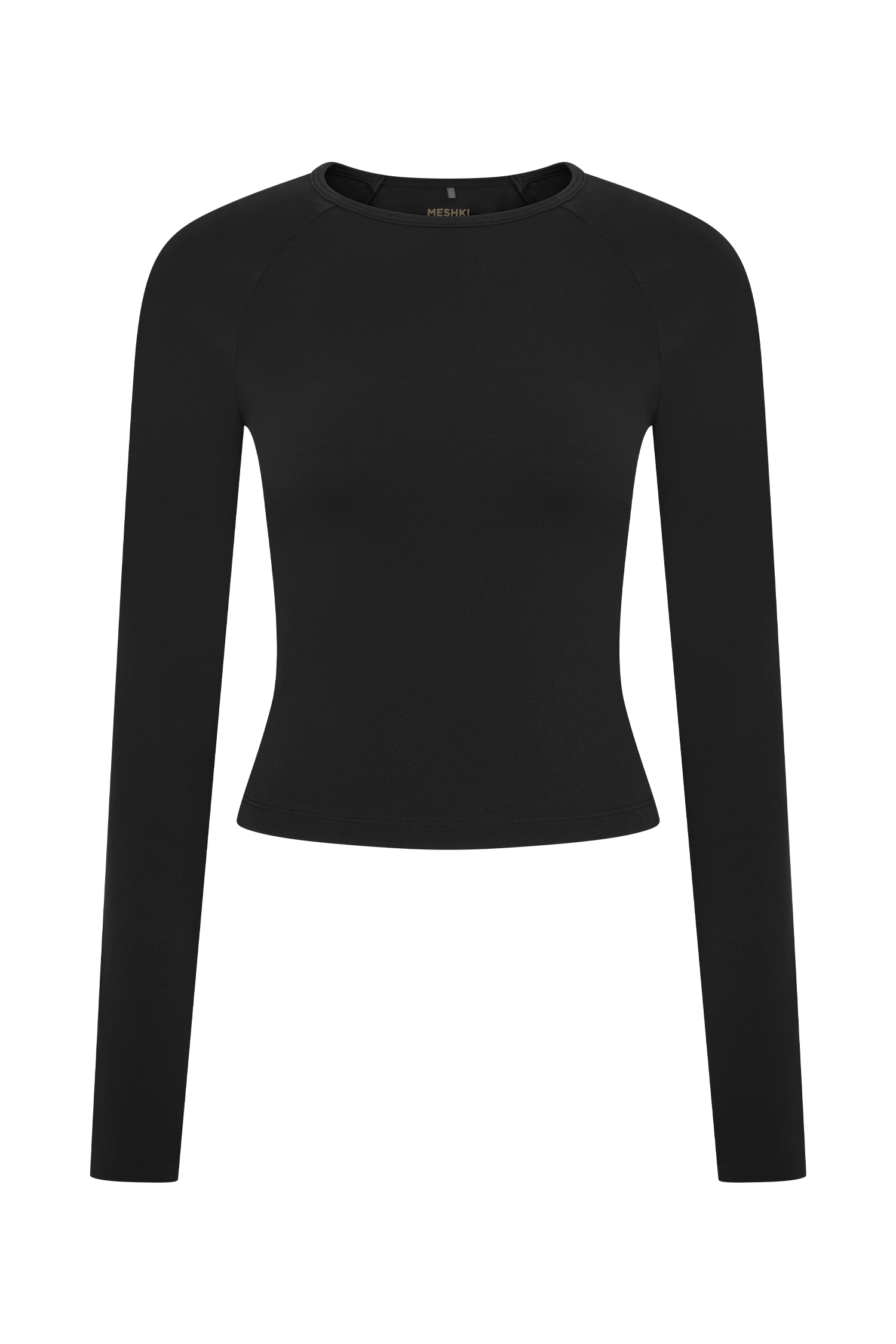 Eliana Long Sleeve Active Top - Black