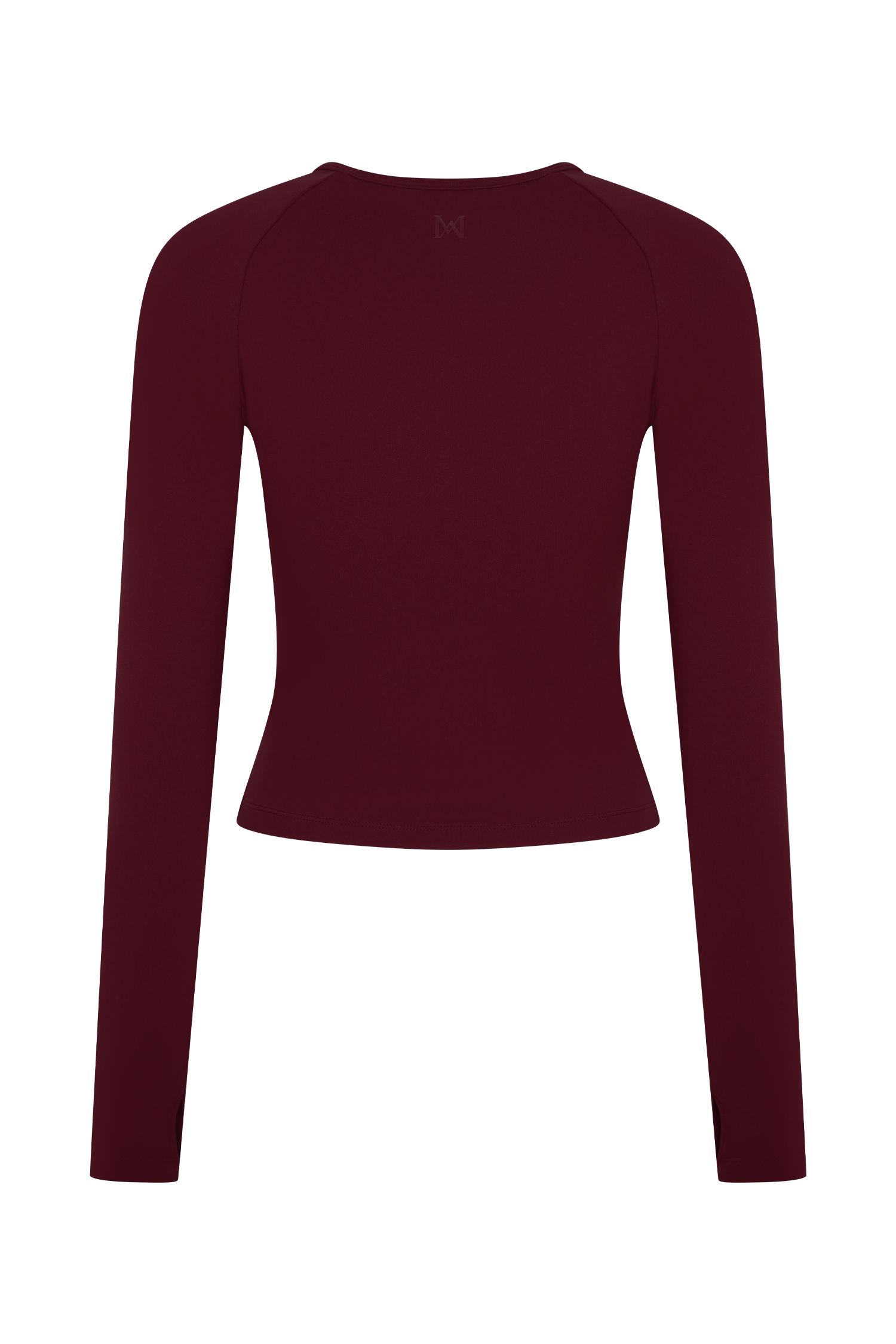 Eliana Long Sleeve Active Top - Burgundy
