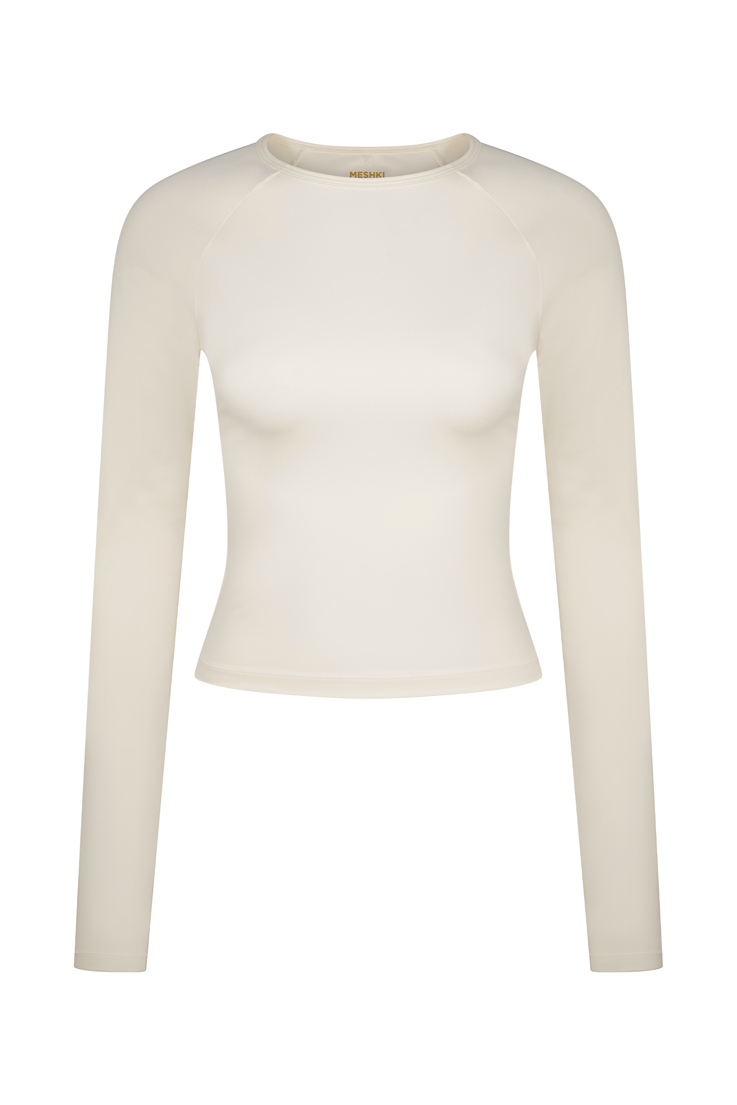 Eliana Long Sleeve Active Top - Ivory