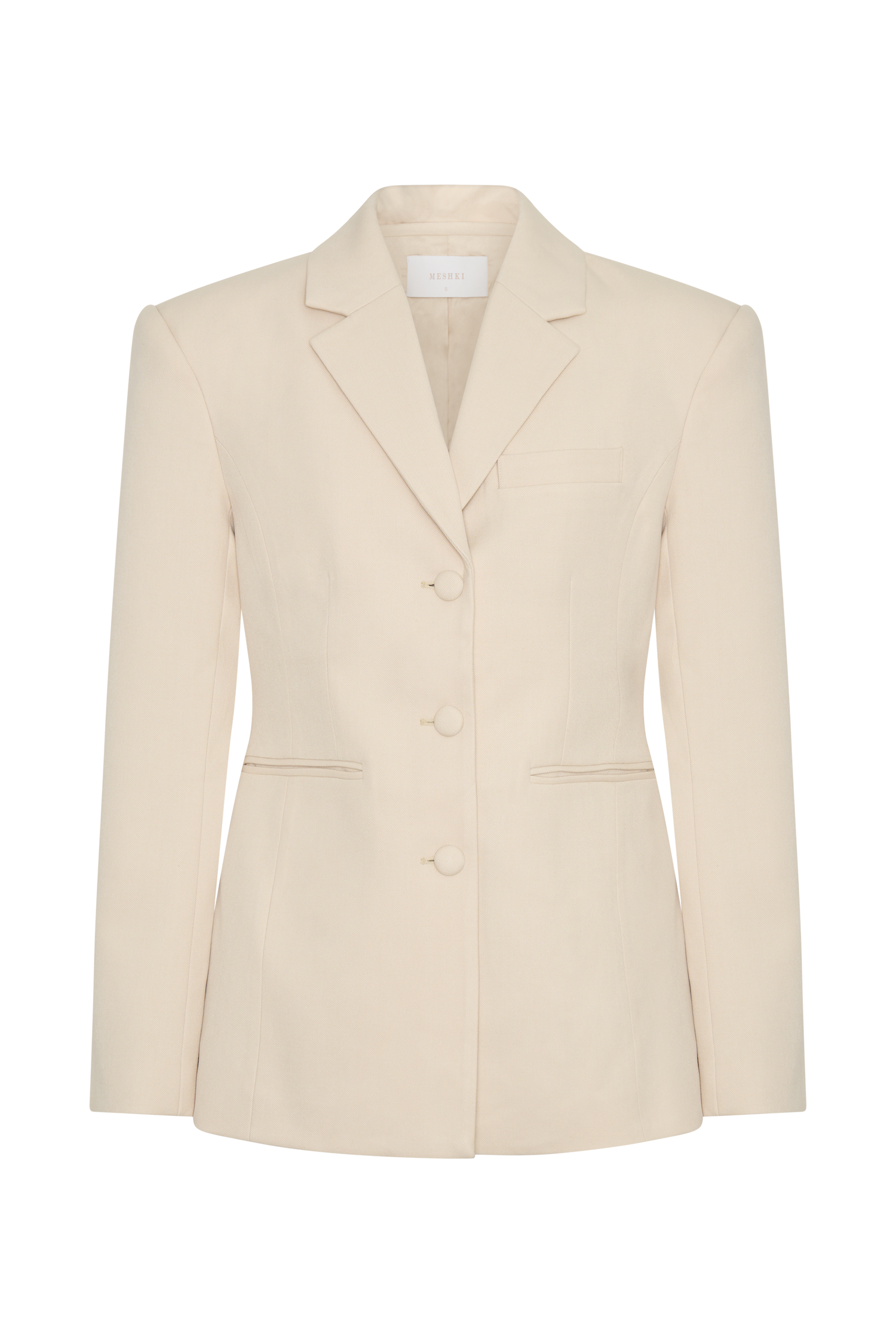 Bellamy Cinched Blazer - Buttermilk