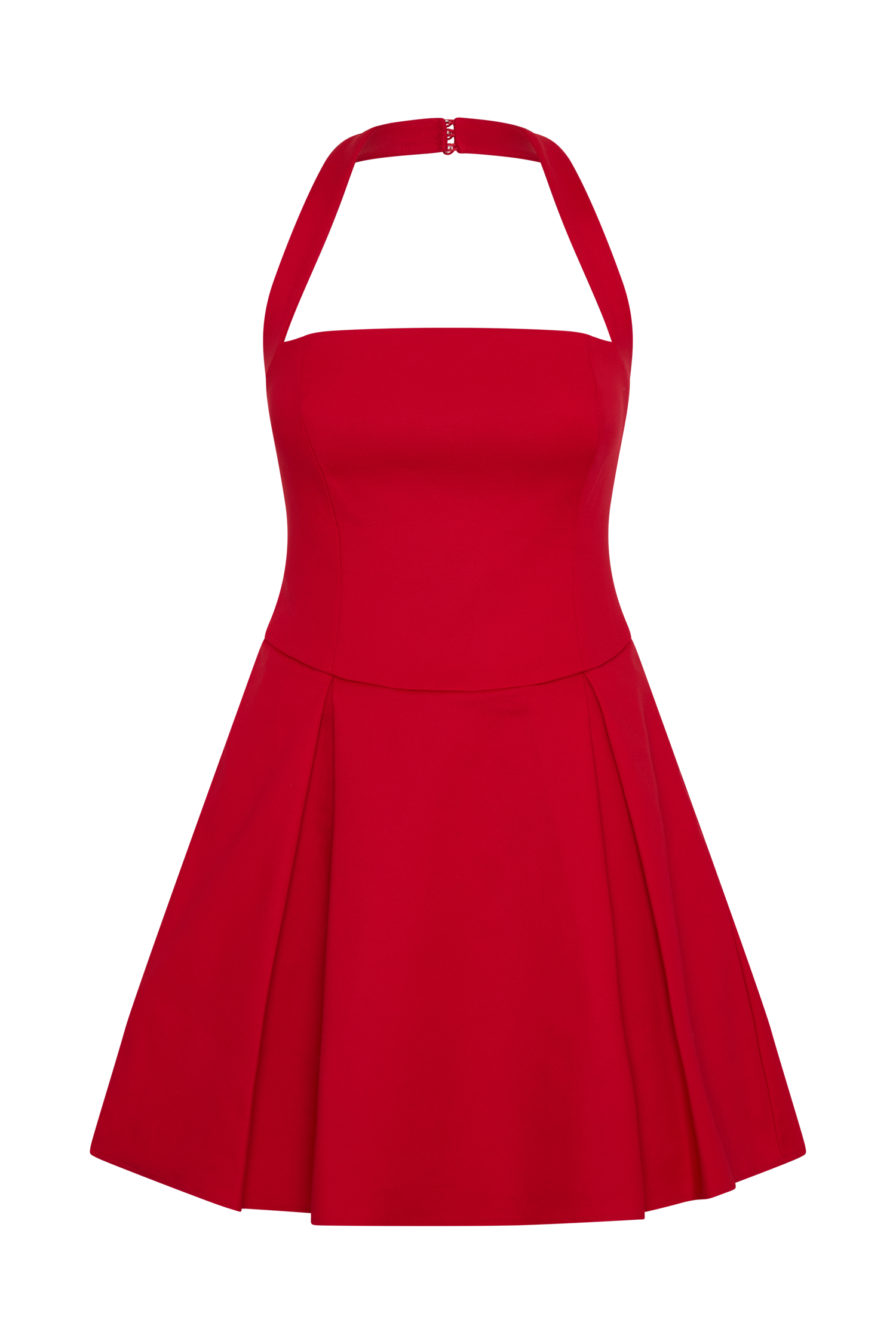 Julia Halter Mini Dress - Red