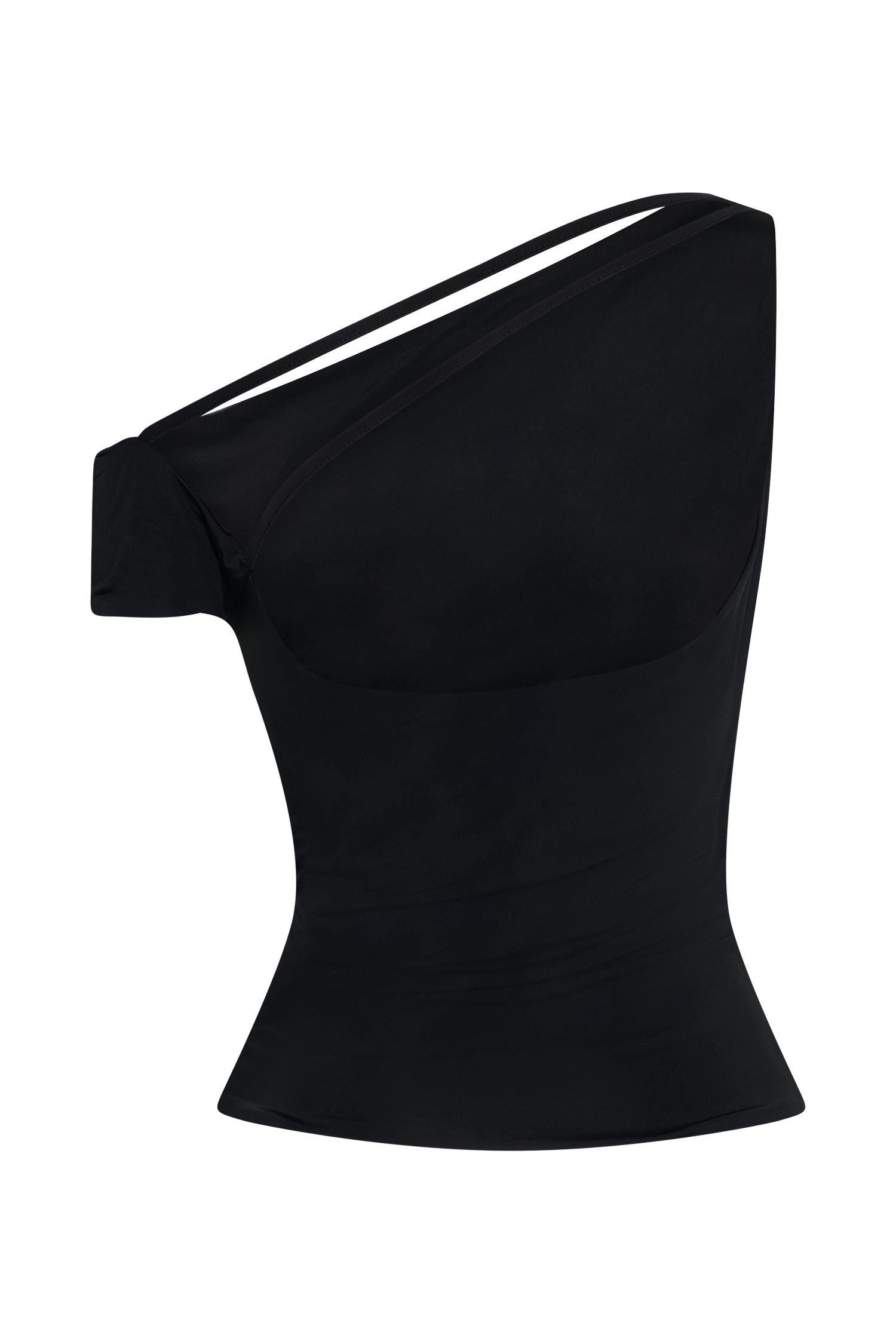 Kacey Slinky Off Shoulder Top - Black