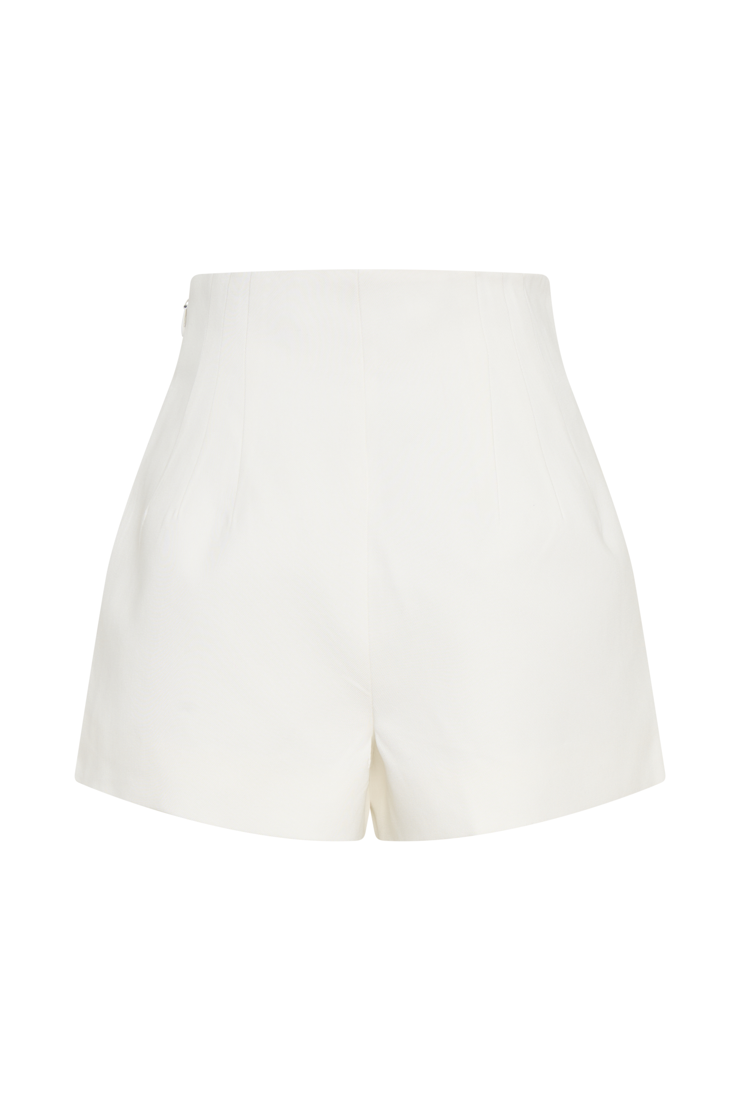 Silas High Waist Shorts - White