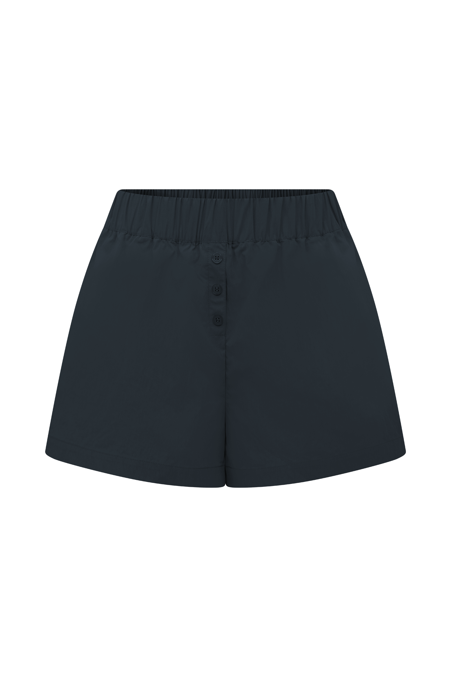 Johanna Cotton Relaxed Shorts - Navy