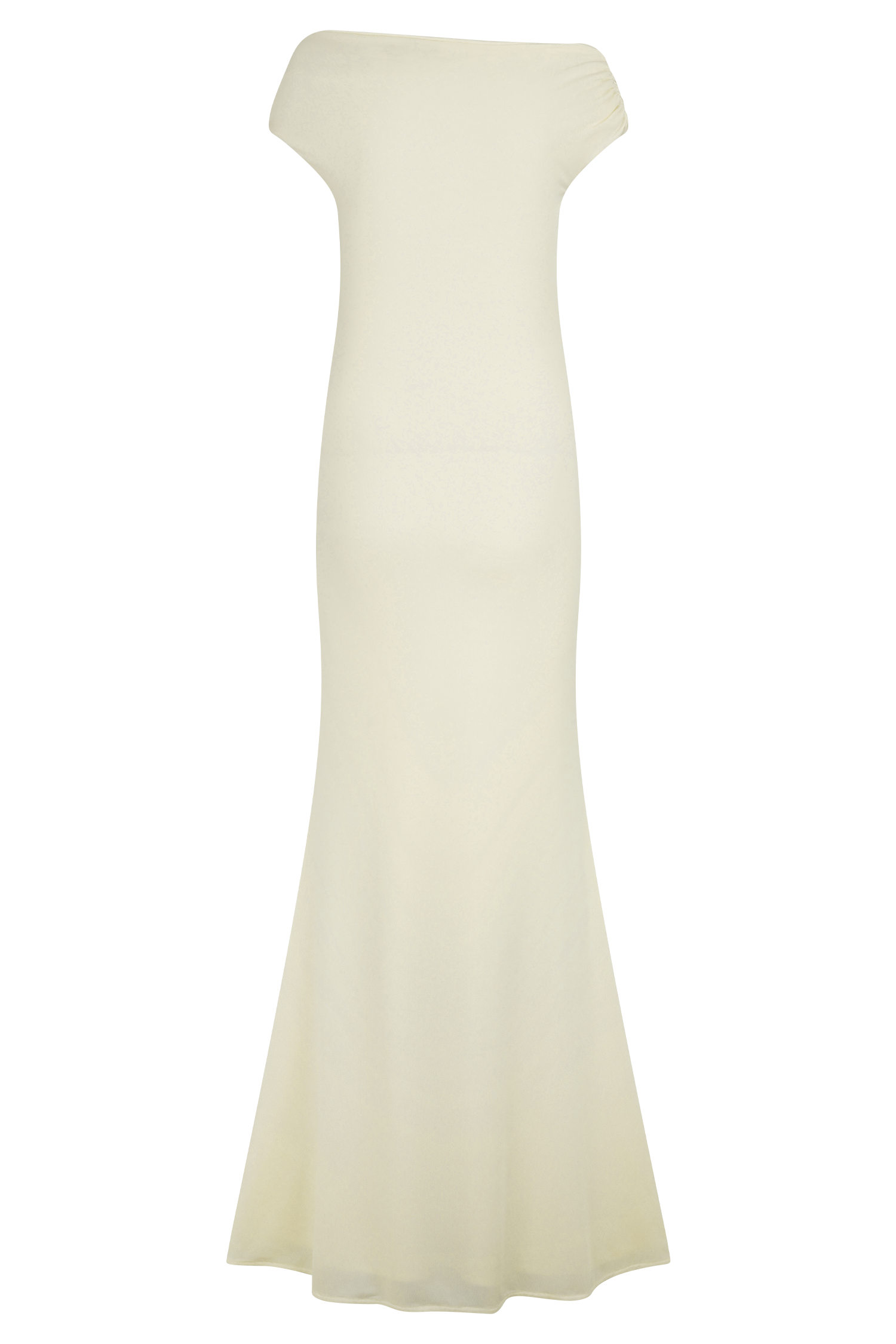 Kinsley Slinky Maxi Dress With Hardware - Ivory