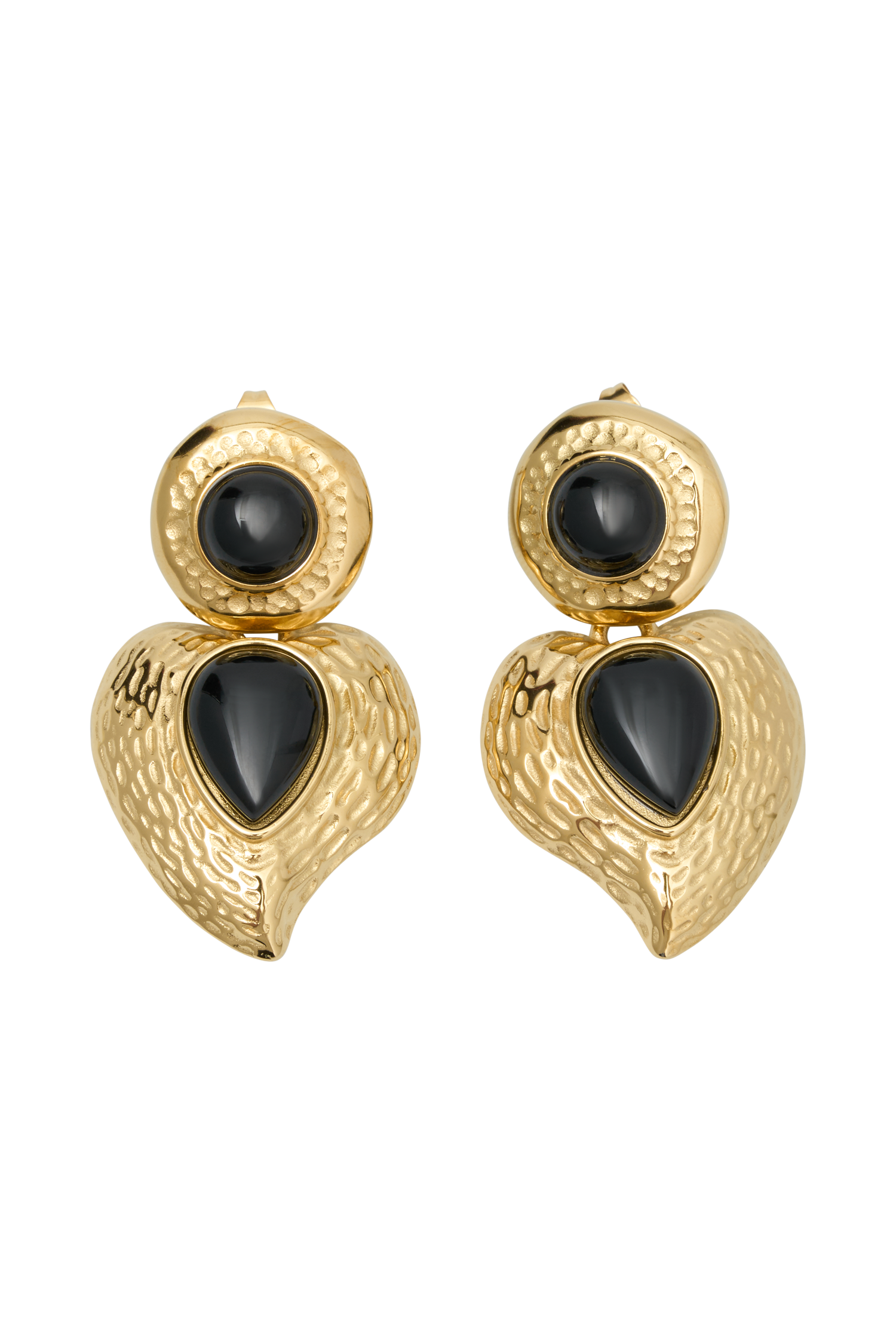 Lillian Vintage Drop Earrings - Gold