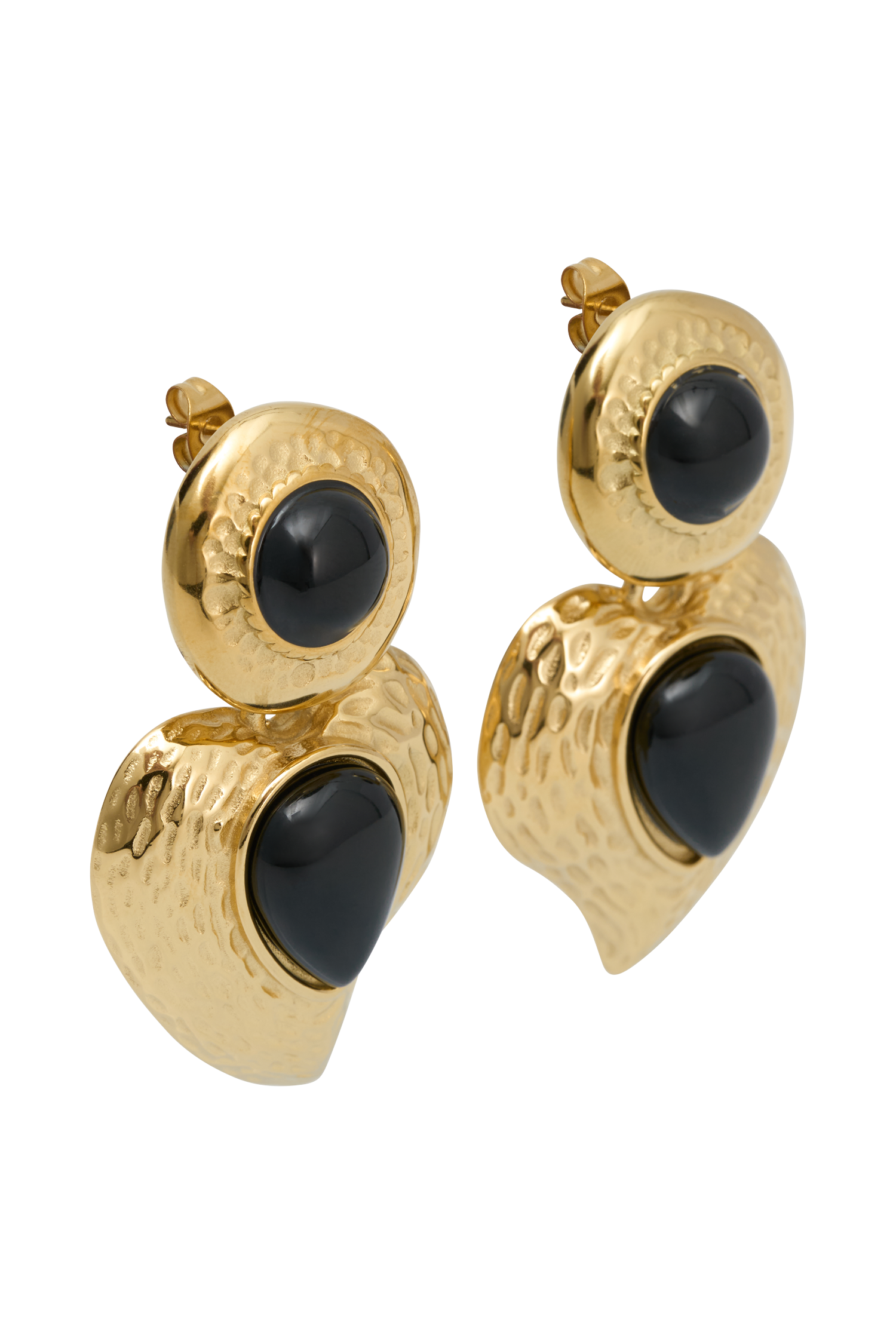 Lillian Vintage Drop Earrings - Gold