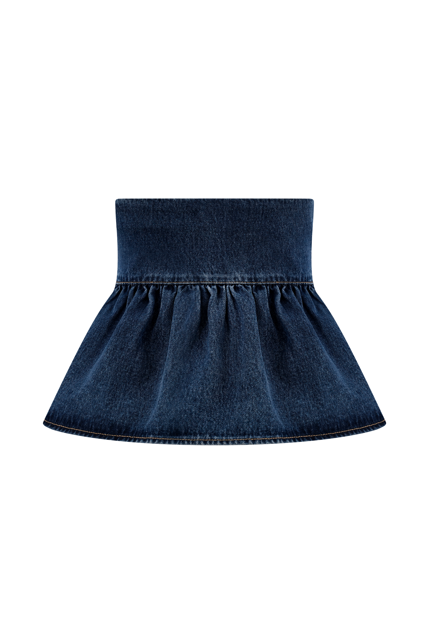 Pauline Strapless Denim Top - 90'S Blue