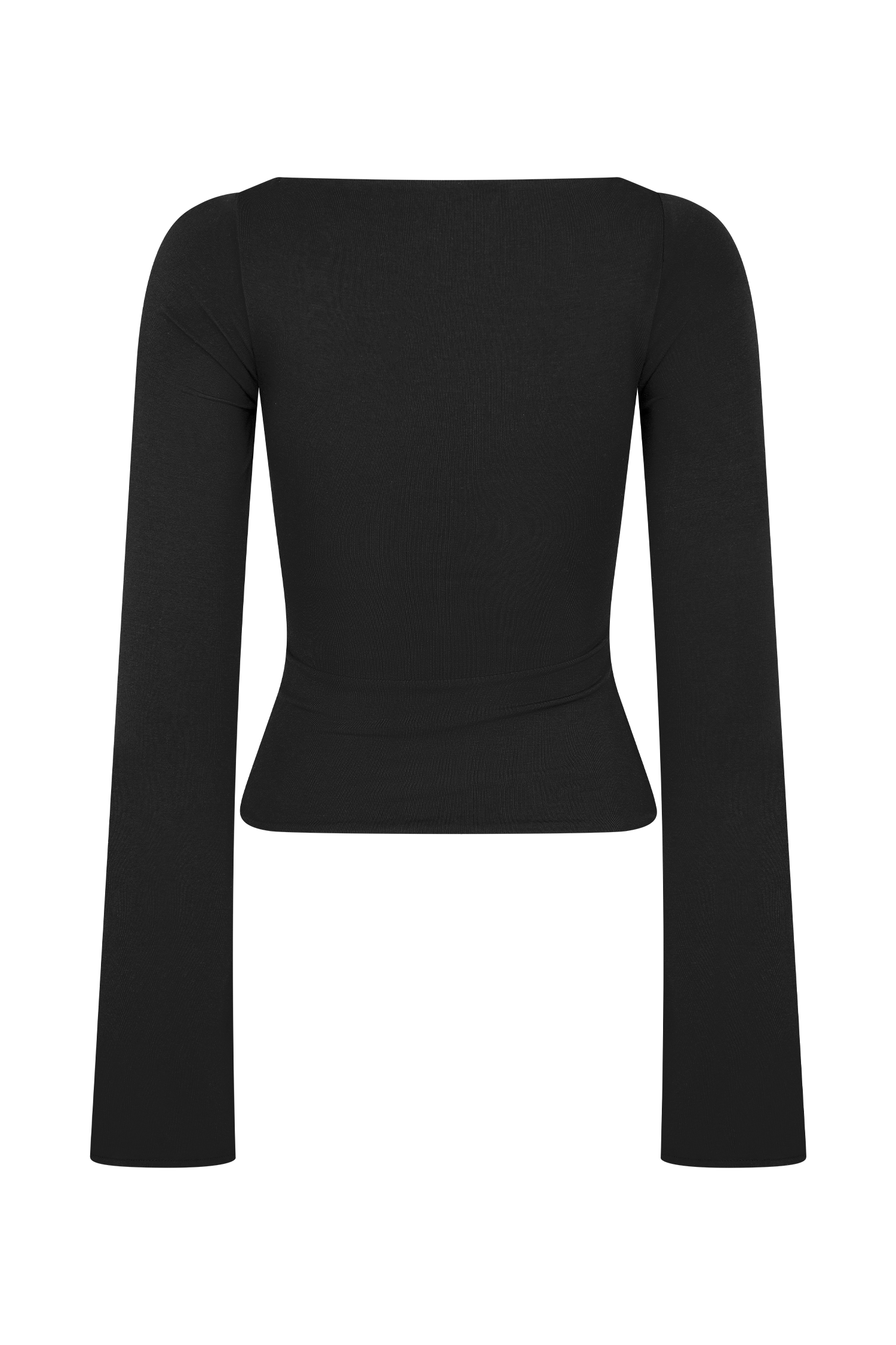 Preston Modal Long Sleeve Top - Black