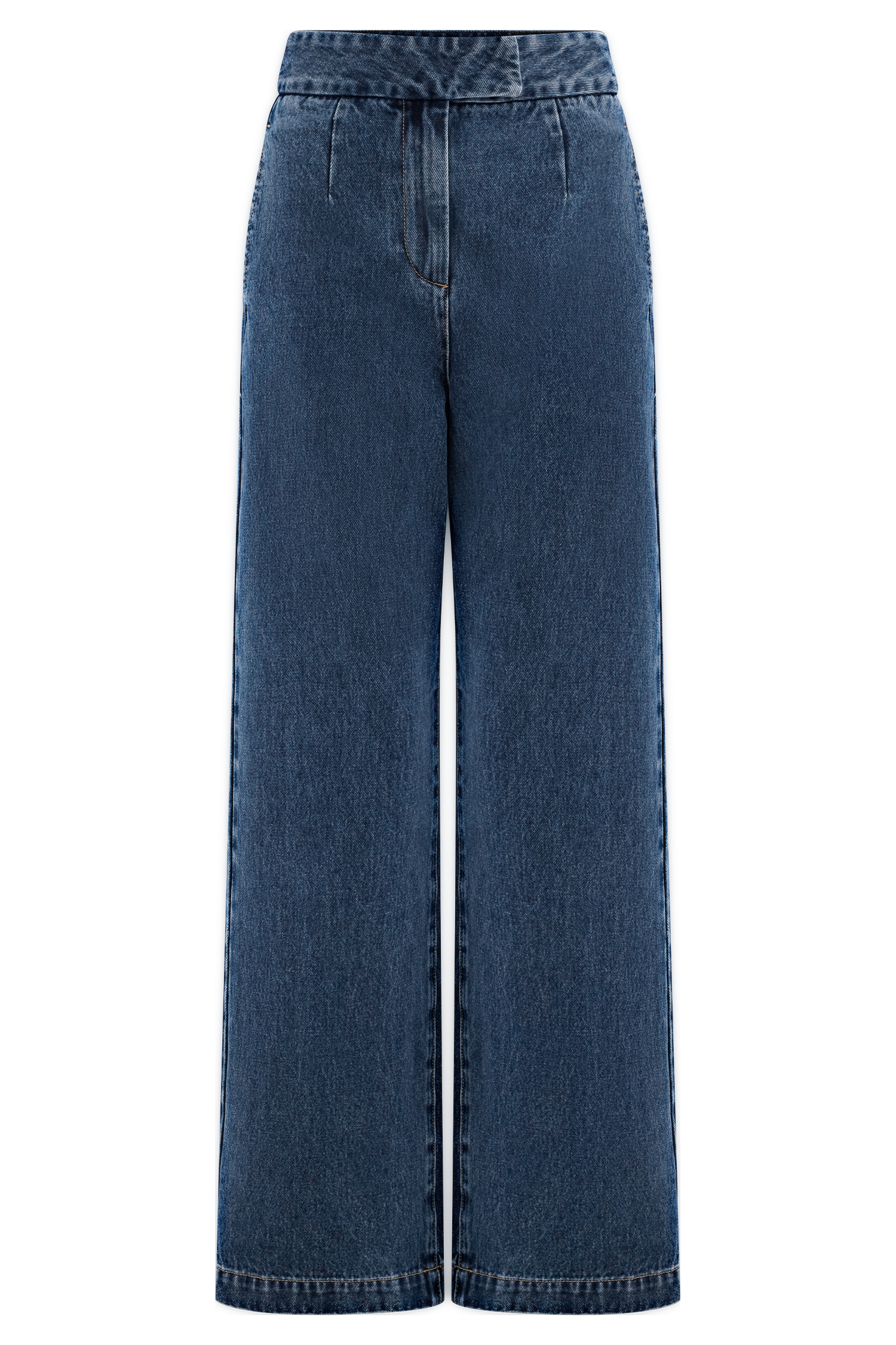Rayne Wide Leg Denim Jeans - 90'S Blue