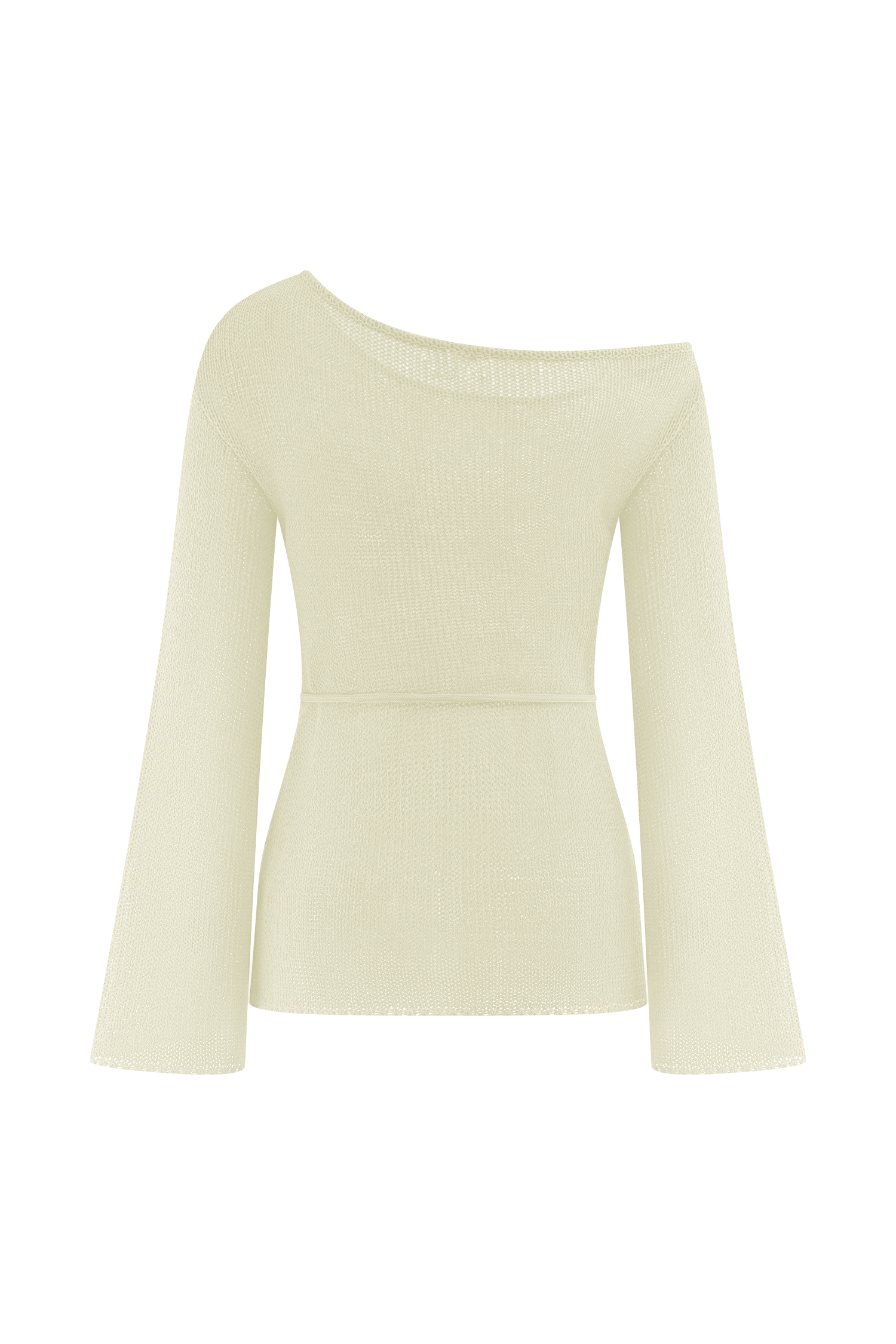 Reagan Off Shoulder Knit Top - White