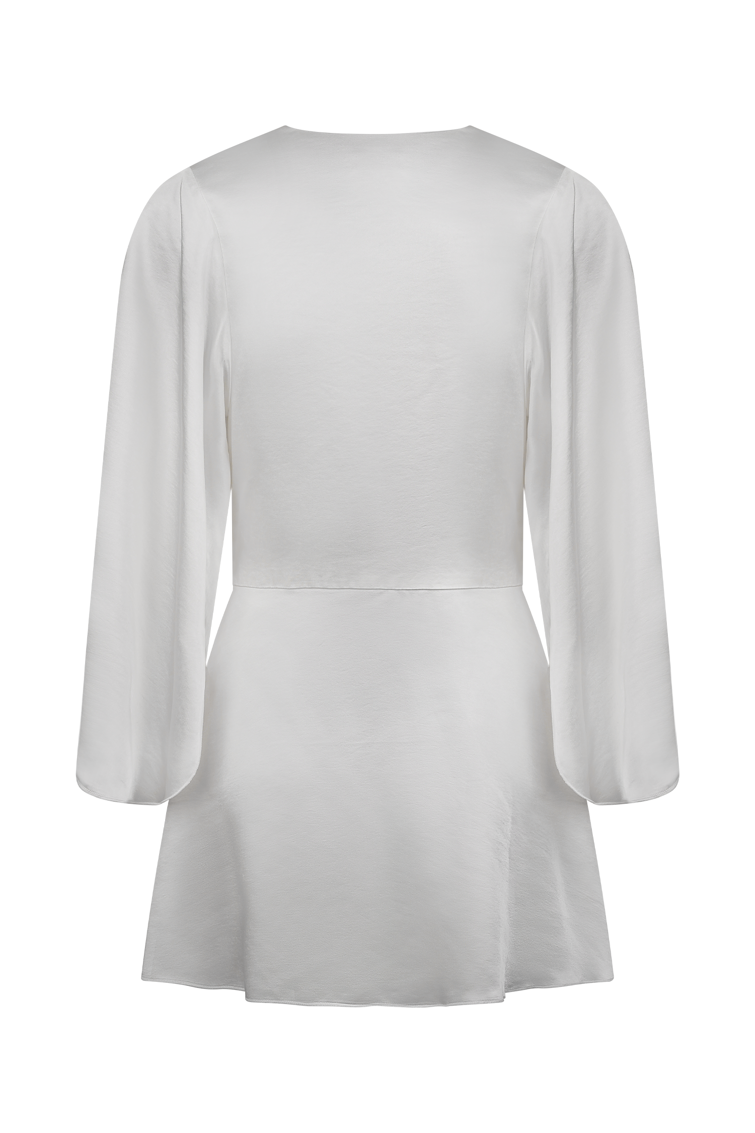 Sterling Satin Bridal Robe - Ivory